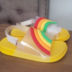 Clear Rainbow Summer Sandals